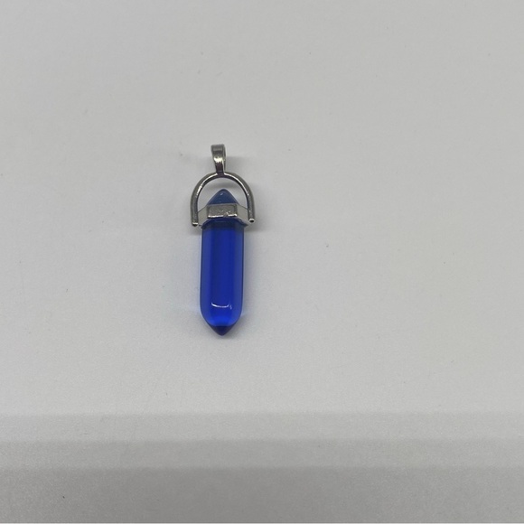 Fashion Natural Stone Crystal Pillar Pendants Jewelry Making DIY Necklace 1pc - Picture 6 of 11